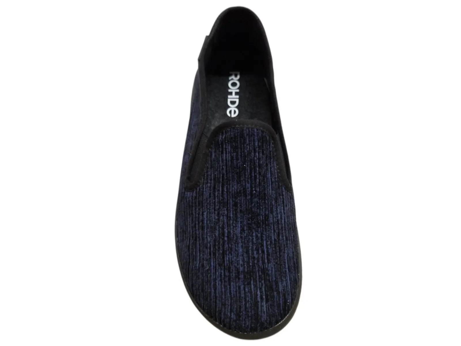 Rohde Rohde 2623 55 Pantoffels Dichte Sloffen Textiel Blauw Heren