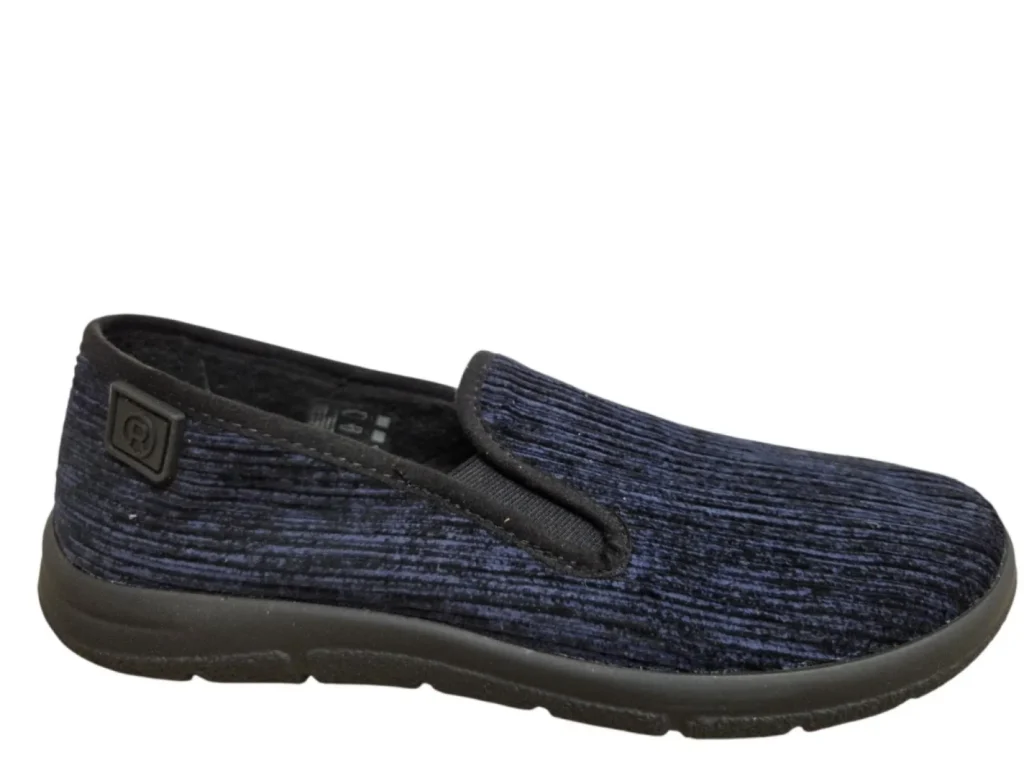 Rohde Rohde 2623 55 Pantoffels Dichte Sloffen Textiel Blauw Heren