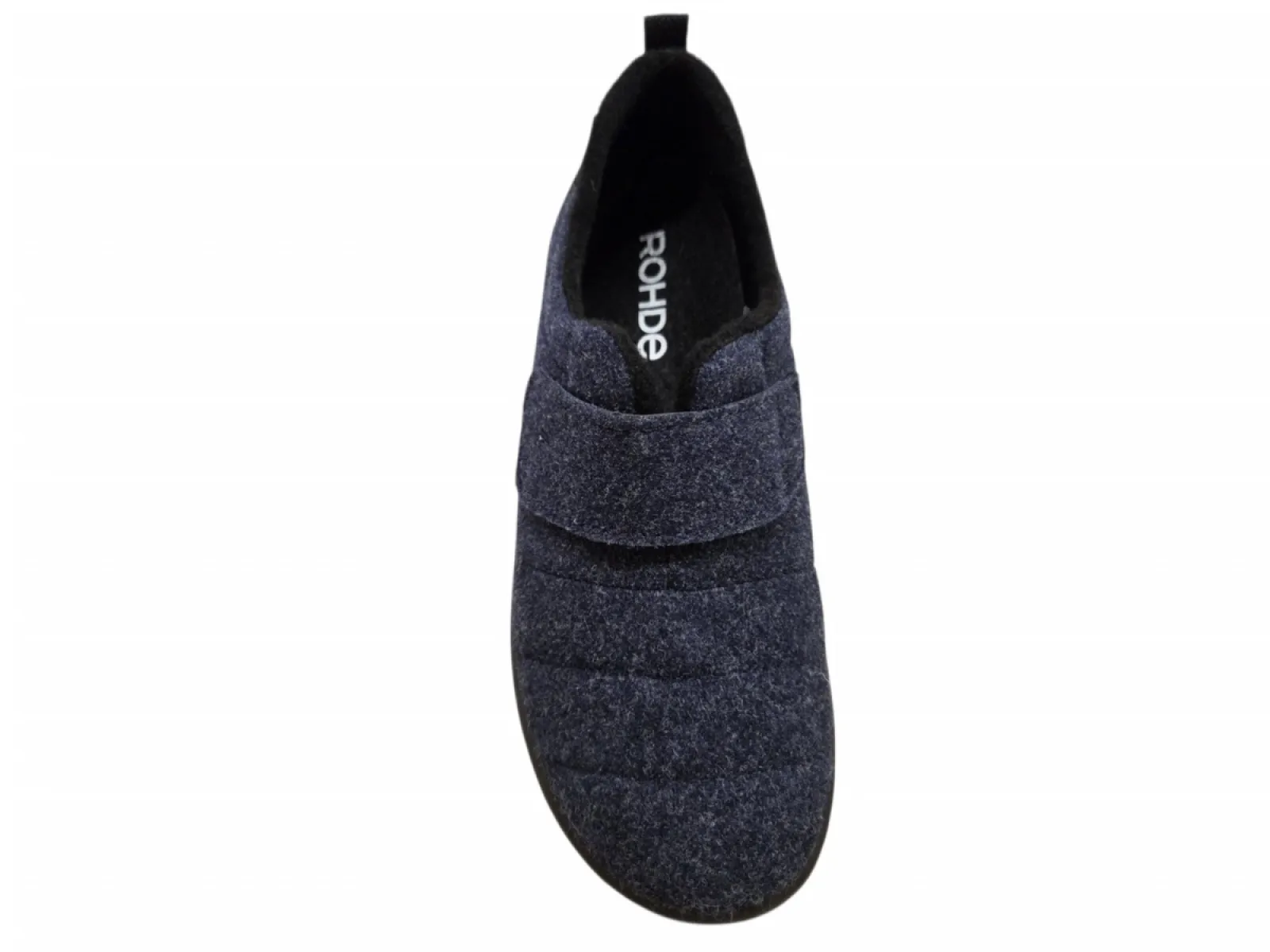 Rohde Rohde 2627 56 Pantoffels Dichte Sloffen Blauw Vilt Heren