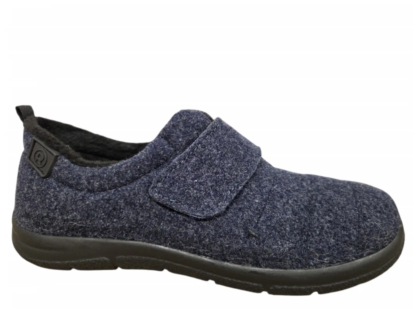 Rohde Rohde 2627 56 Pantoffels Dichte Sloffen Blauw Vilt Heren