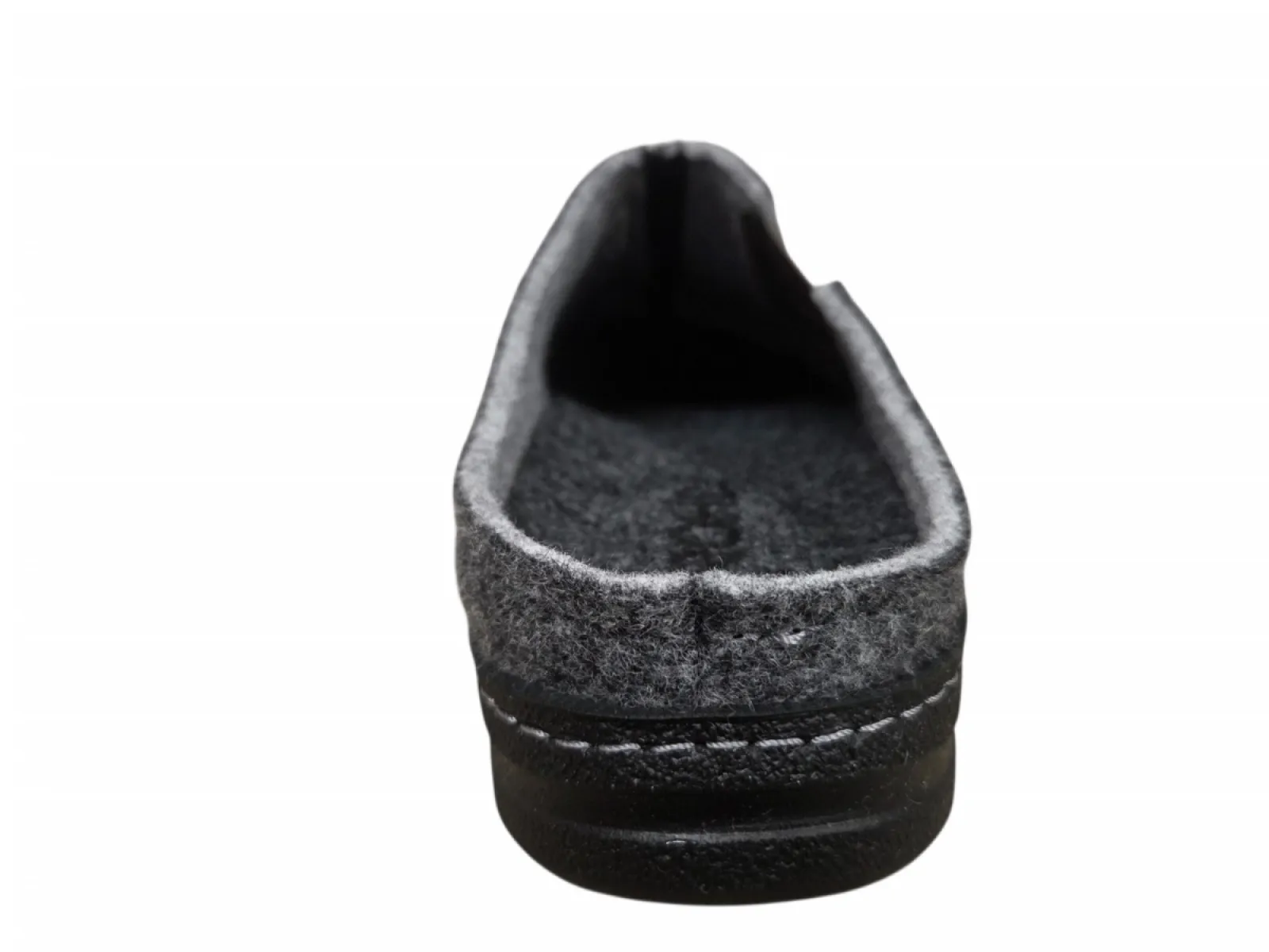 Rohde Rohde 7142 84 Pantoffels Open Sloffen Grijs Vilt Heren