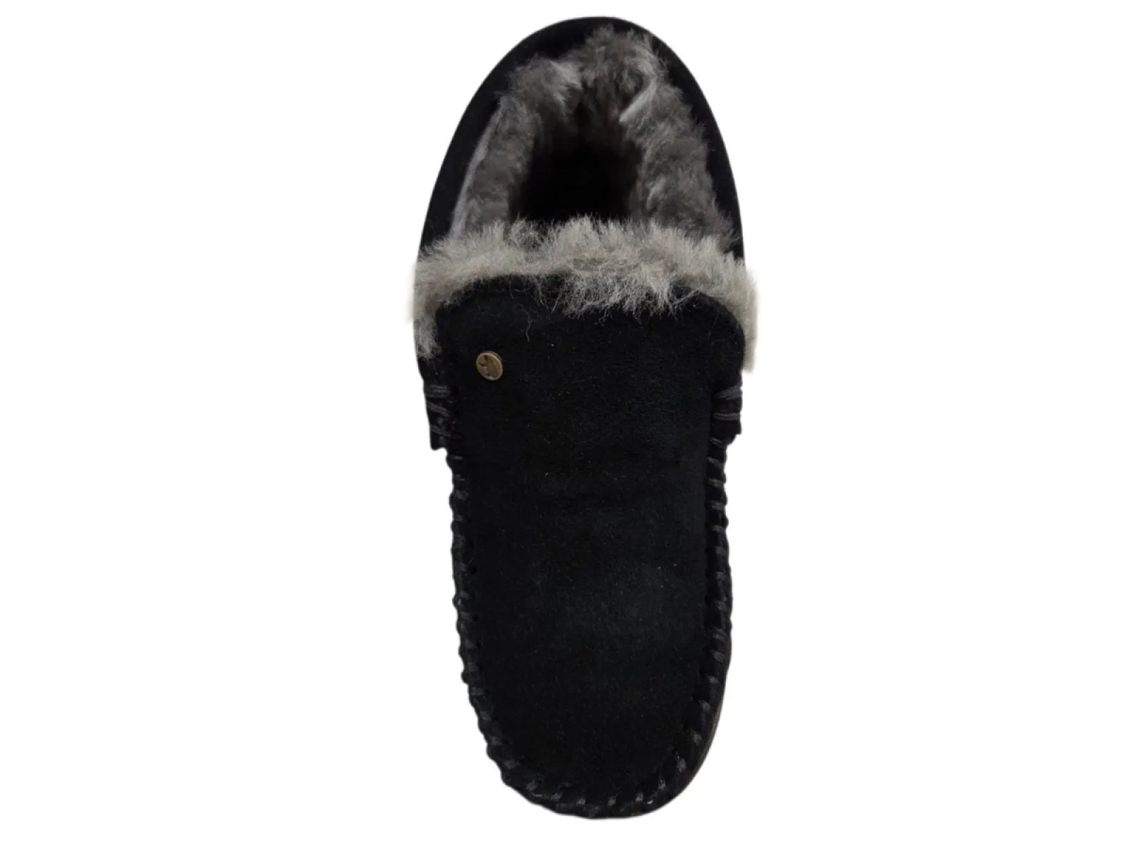 Warmbat Warmbat Rewan Men Suede Black Pantoffels Dichte Sloffen Zwart Suede Heren
