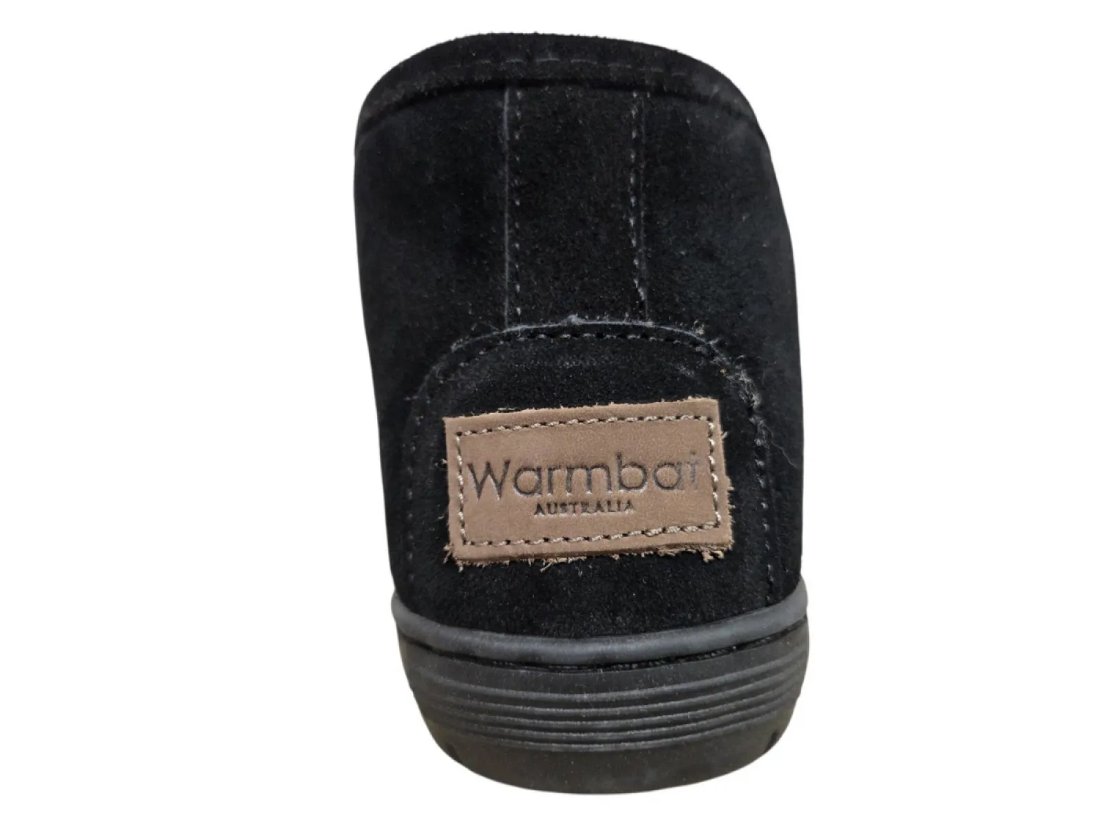 Warmbat Warmbat Rewan Men Suede Black Pantoffels Dichte Sloffen Zwart Suede Heren