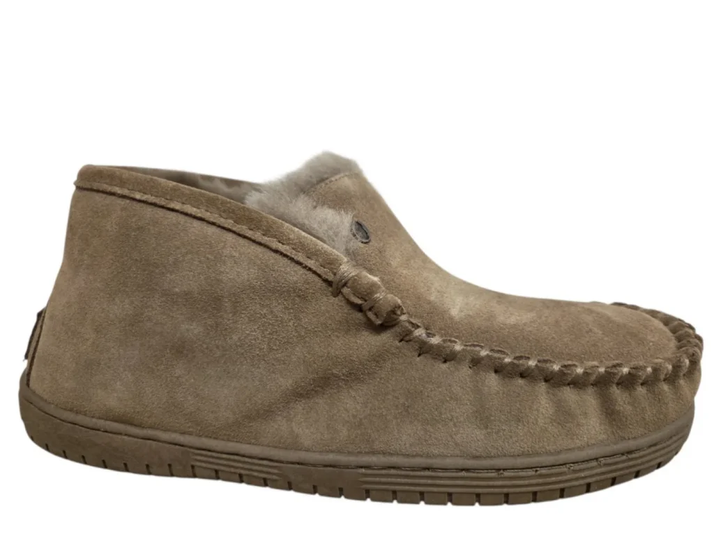 Warmbat Warmbat Rewan Men Suede Mud Pantoffels Dichte Sloffen Beige Suede Heren